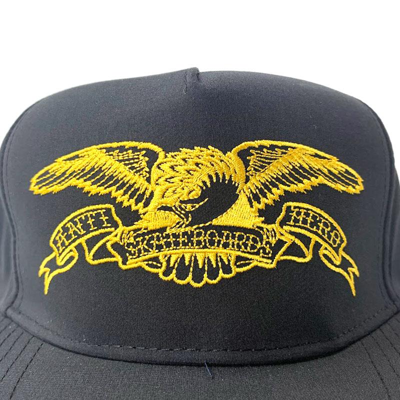 アンタイヒーロー アンチヒーロー スナップバック キャップ ブラック 帽子 ANTIHERO BASIC EAGLE SNAPBACK CAP BLACK｜americanrushstore｜03