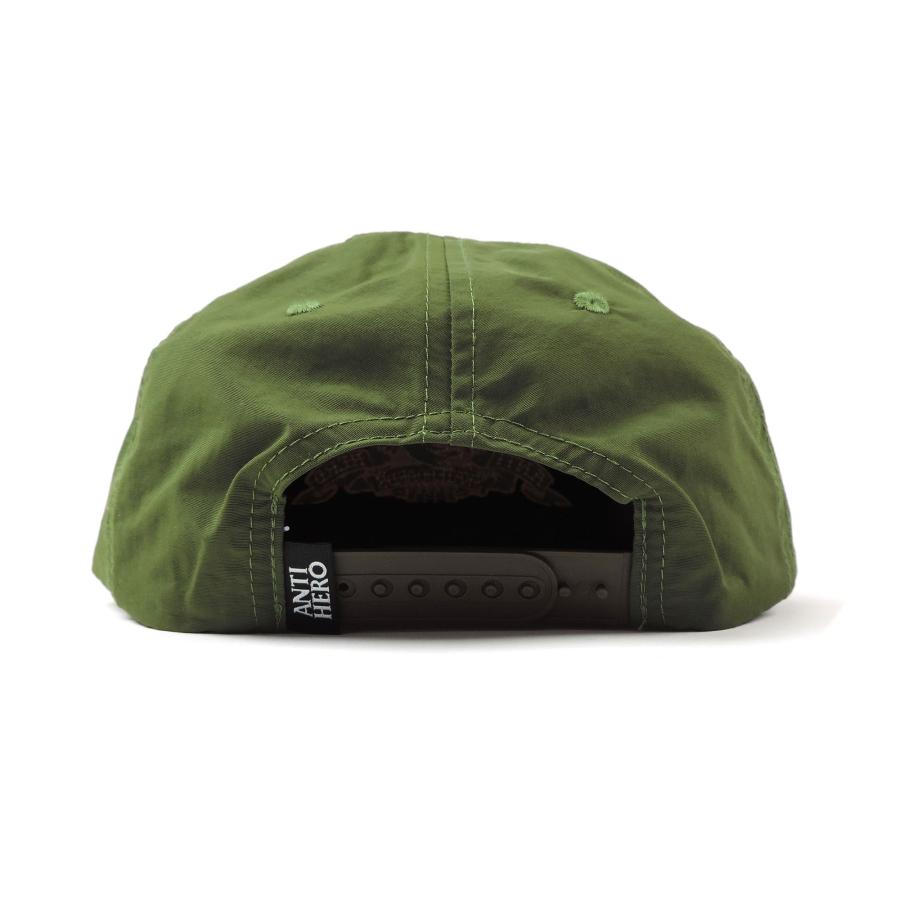 ANTIHERO スナップバッグ キャップ グレー ANTI HERO アンタイヒーロー ワッペン スナップバックキャップ