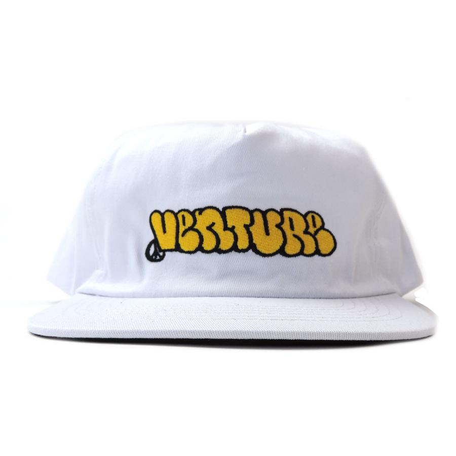 ベンチャー トラック スナップバック キャップ 帽子 ホワイト メンズ レディース スケートボード VENTURE TRUCK THROW SNAPBACK CAP WHITE｜americanrushstore｜02