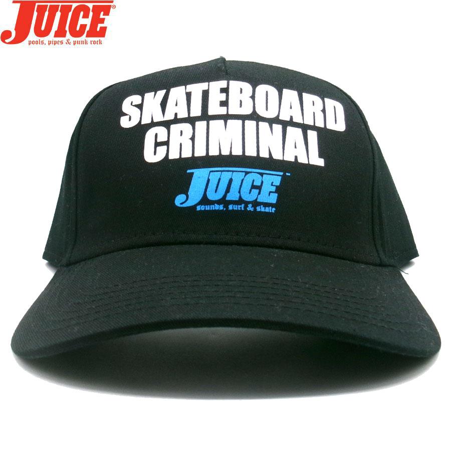 JUICE MAGAZINE SKATEBOARDING A CRIME BASEBALL HAT CAP BLUE LOGO
