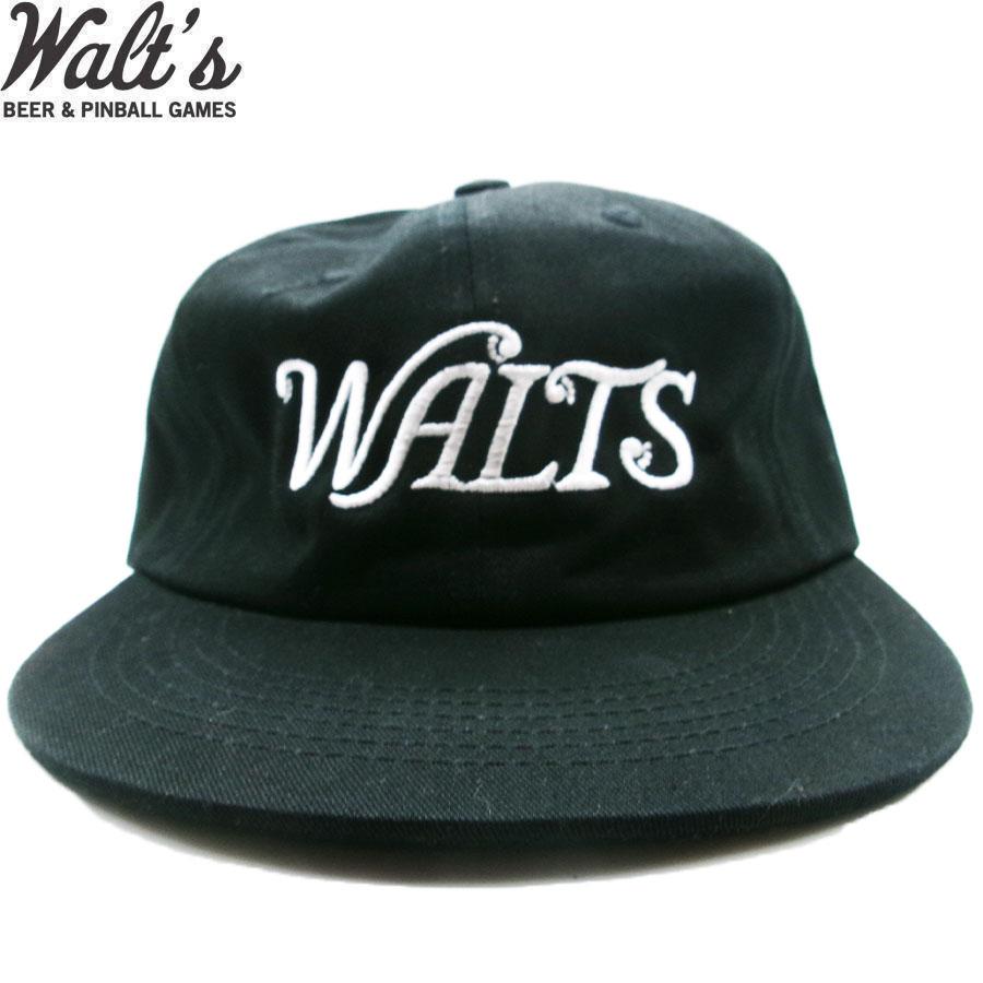 みーくん　Walt's Bar キャップ WALT'S BAR OG LOGO 5PANEL STRAPBAG CAP BLACK/WHITE ワルツ バー