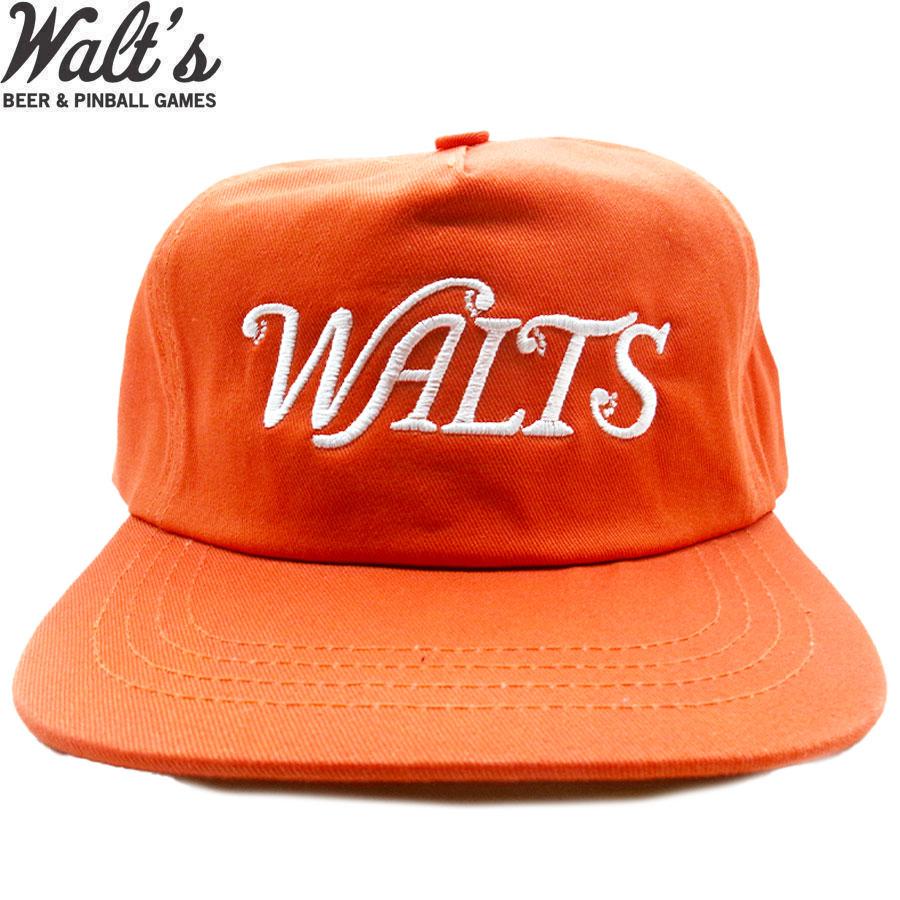 M*J様 WALT'S Bar original cap オレンジ　キャップ　C WALT'S BAR OG LOGO 5PANEL SNAPBACK CAP ORANGE ワルツ バー