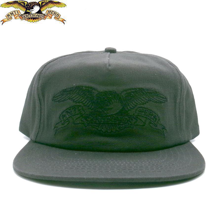 ANTIHERO（アンタイヒーロー） ANTIHERO BASIC EAGLE SNAPBACK CAP