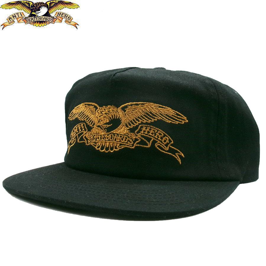 ANTIHERO（アンタイヒーロー） ANTIHERO BASIC EAGLE SNAPBACK CAP