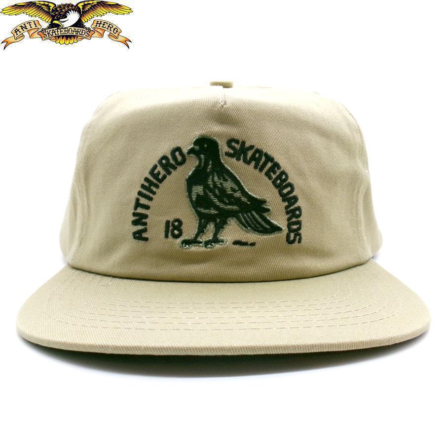 ANTIHERO（アンタイヒーロー） ANTIHERO CLUB HOUSE SNAPBACK CAP TAN