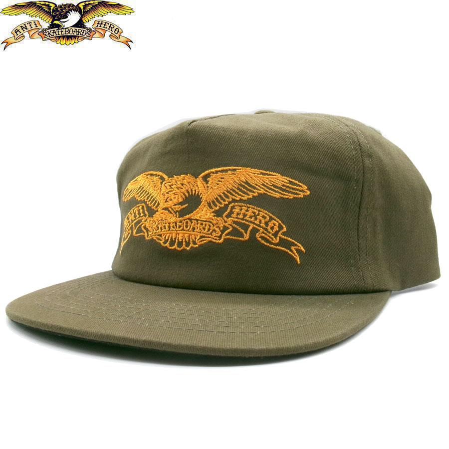 ANTIHERO（アンタイヒーロー） ANTIHERO BASIC EAGLE SNAPBACK CAP