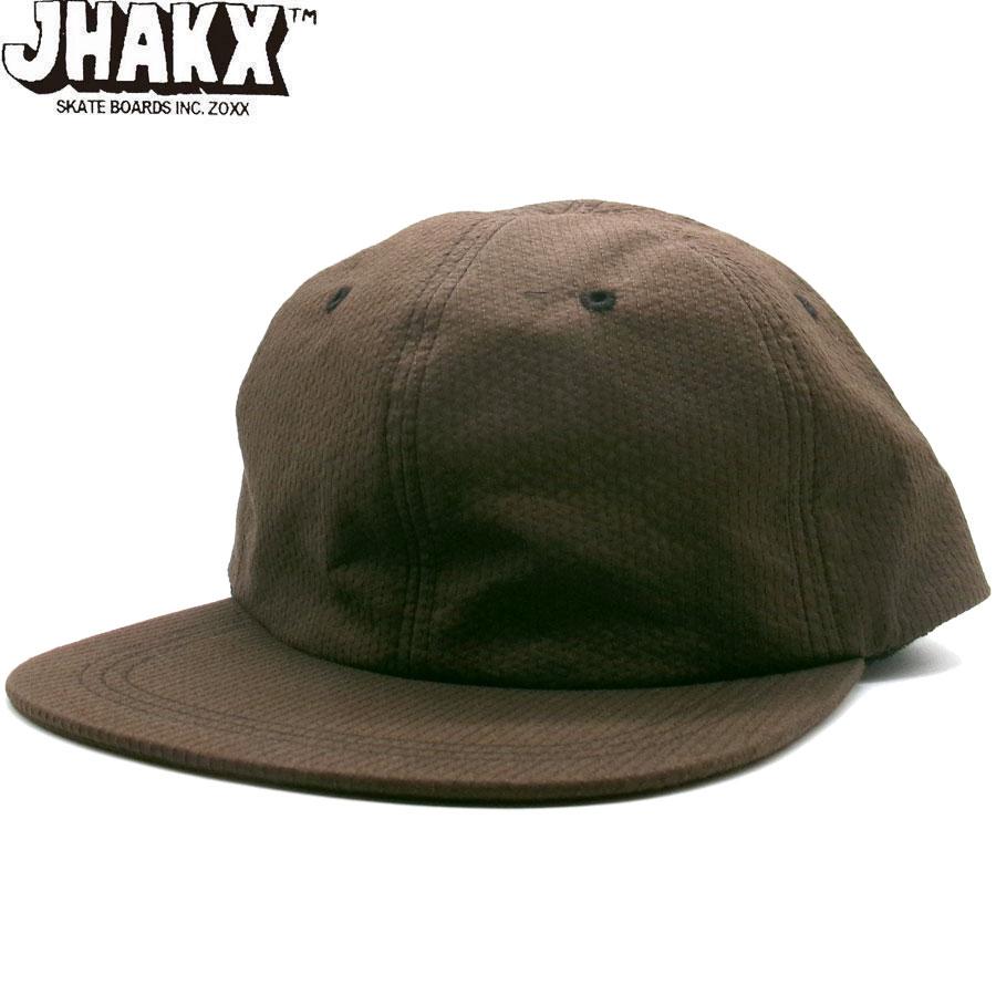 JHAKX STITCH DUBBY HAT'S STRAPBACK CAP BROWN ジャークス ステッチ