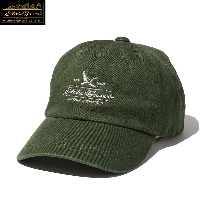 Eddie Bauer（エディーバウアー） コットンツイル ロゴ キャップ