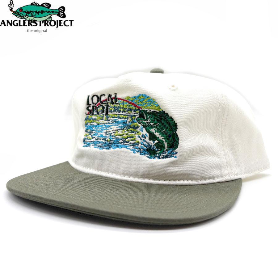 anglers project tシャツキャップセット ANGLERS PROJECT LOCAL SPOT #3 SNAPBACK CAP NATURAL/OLIVE