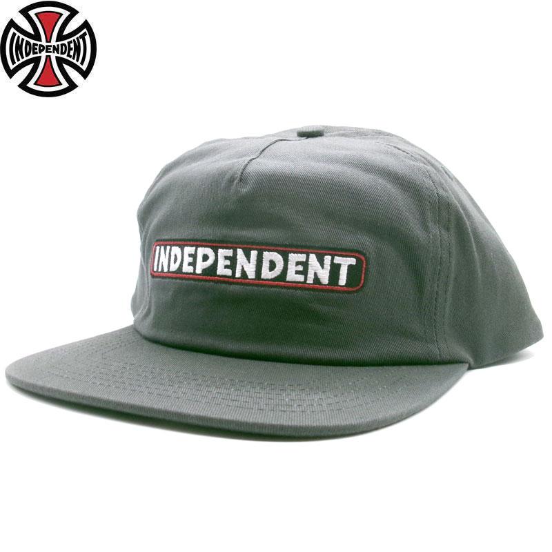 INDEPENDENT TRUCK COMPNY INDEPENDENT INDY BAR LOGO SNAPBACK CAP