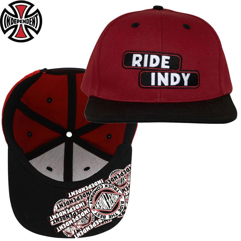 INDEPENDENT TRUCK COMPNY INDEPENDENT STICKER SLAP SNAPBACK CAP