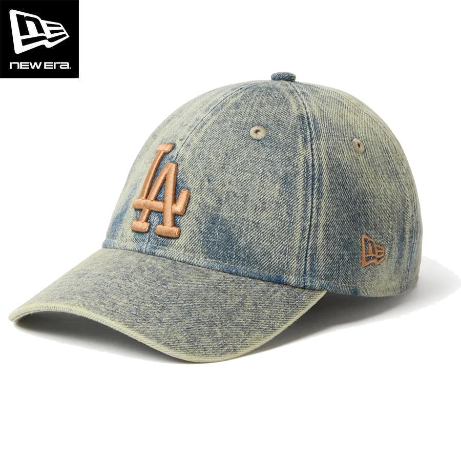 日本未販売 ドジャース 刺子デニム風 キャップ 9TWENTY NEW ERA NEW ERA（ニューエラ） NEW ERA 9TWENTY MLB OVER DYE DENIM LOS