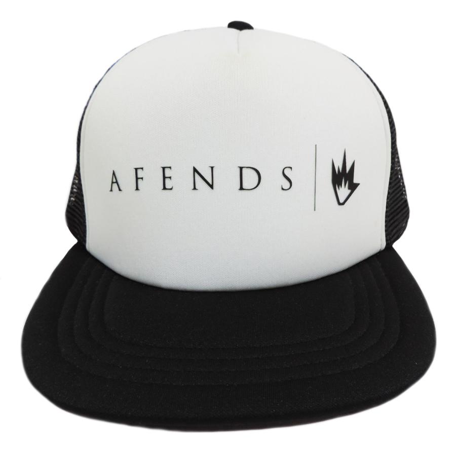 Afends（アフェンズ） トラッカー キャップ ホワイト メッシュキャップ 