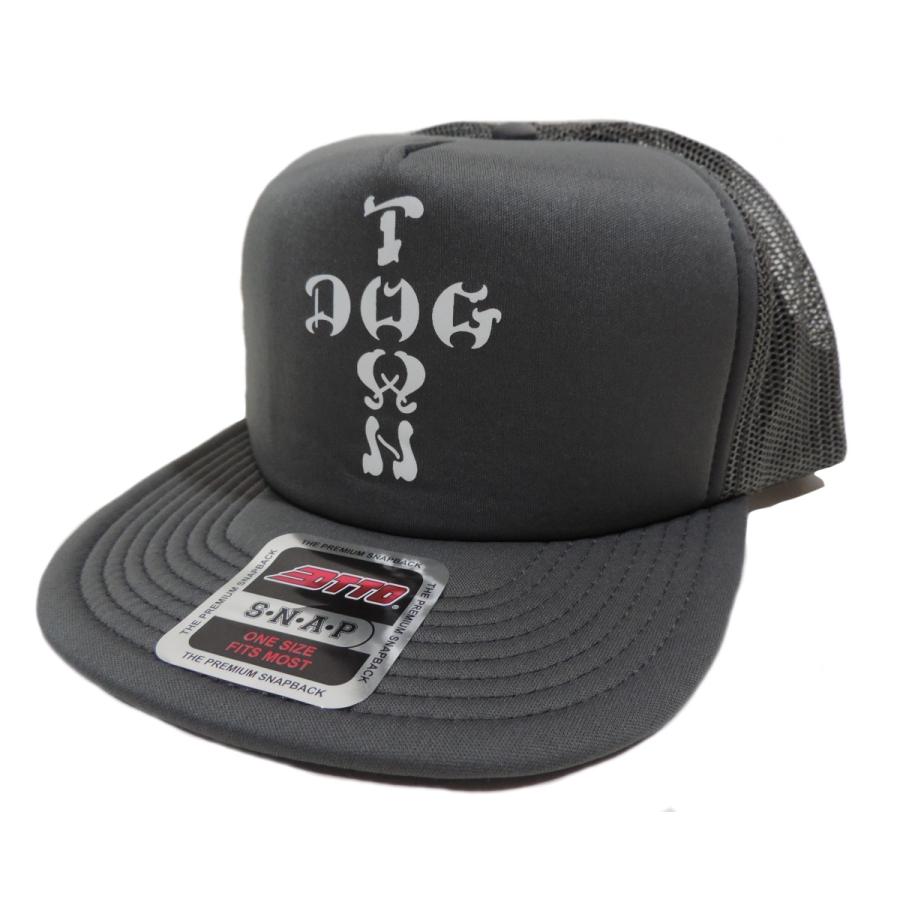 DOGTOWN（ドッグタウン） クロス レター メッシュ フリップ ハット