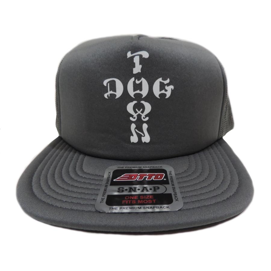 DOGTOWN（ドッグタウン） クロス レター メッシュ フリップ ハット