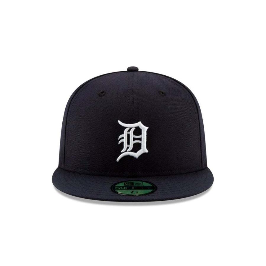 ニューエラ デトロイト タイガース ベースボール キャップ ネイビー 帽子 MLB メンズ NEW ERA 59FIFTY DETROIT TIGERS BASEBALL CAP NAVY