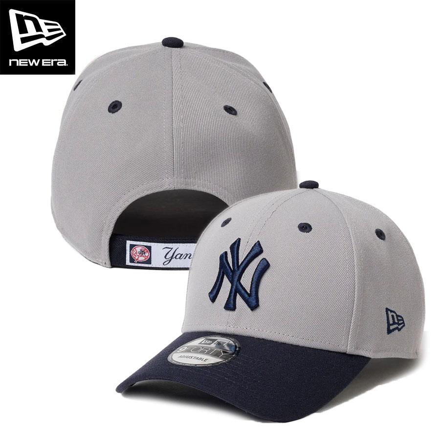 NEW ERA（ニューエラ） NEW ERA 9FORTY 2-TONE WOVEN LABEL GRAY/NAVY