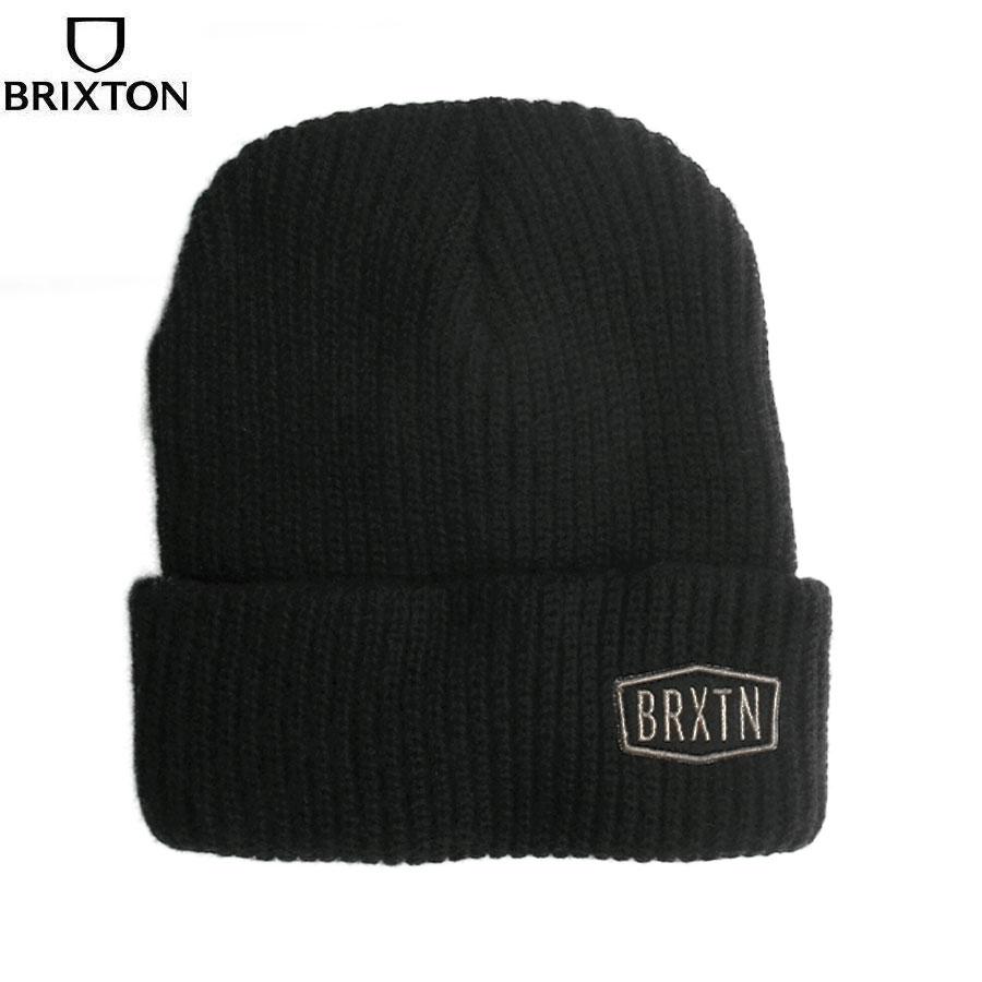 BRIXTON（ブリクストン） BRIXTON 10438 MALT BEANIE KNIT CAP BLACK