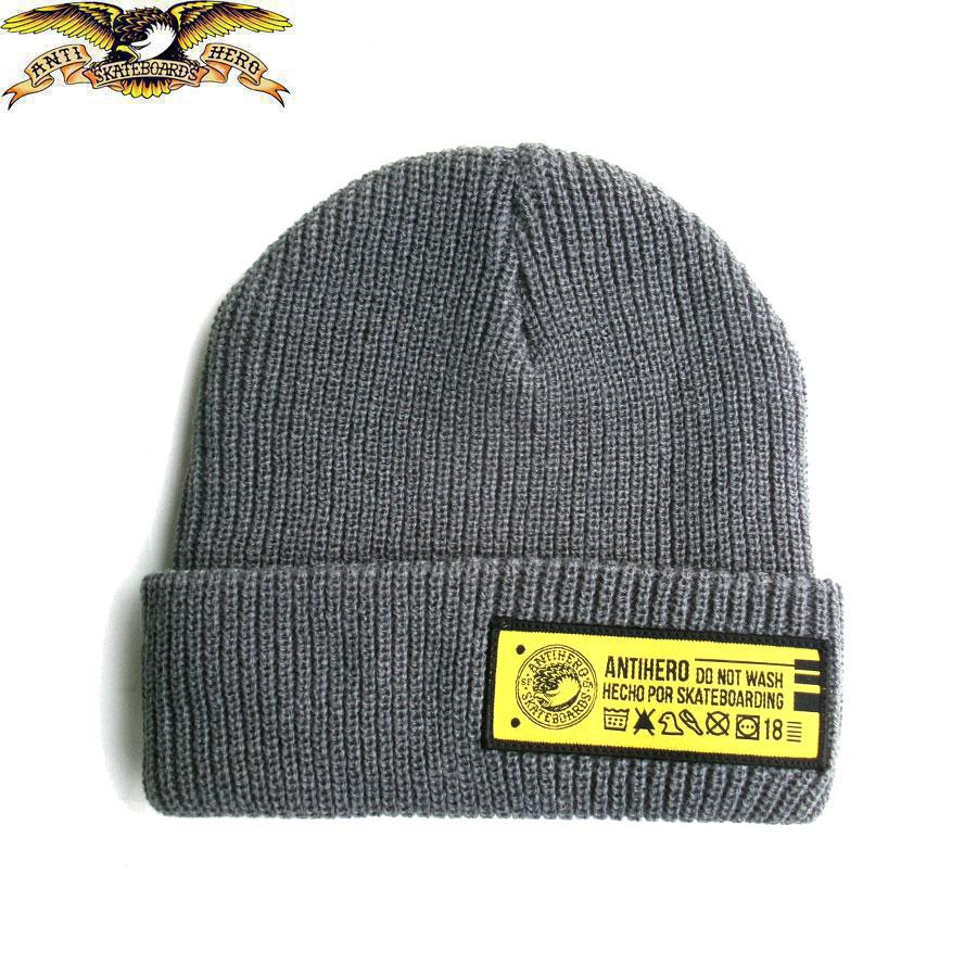 メンズ ANTIHERO SKATEBOARD 90's ヴィンテージニット帽 ビーニー