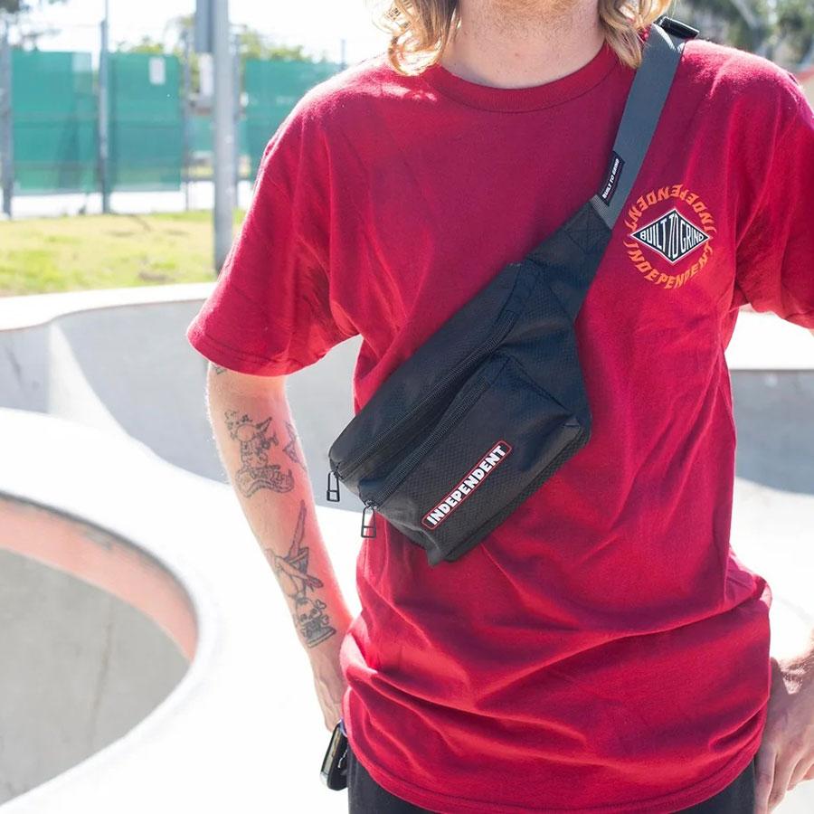 INDEPENDENT TRUCK COMPNY BIG SLING HIP PACK BLACK インディ