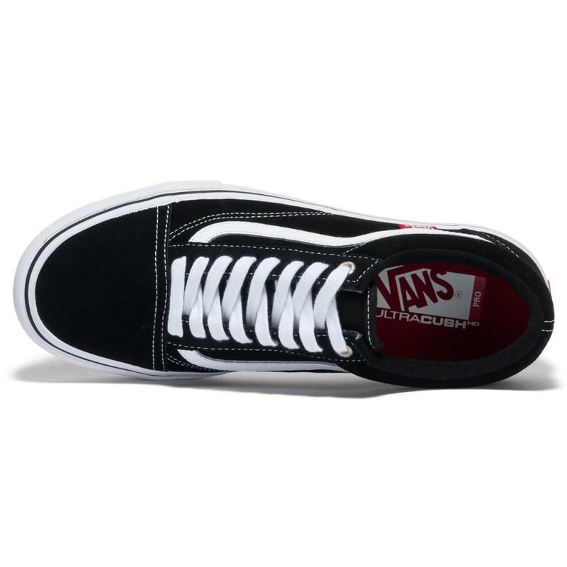 vans old skool black red white