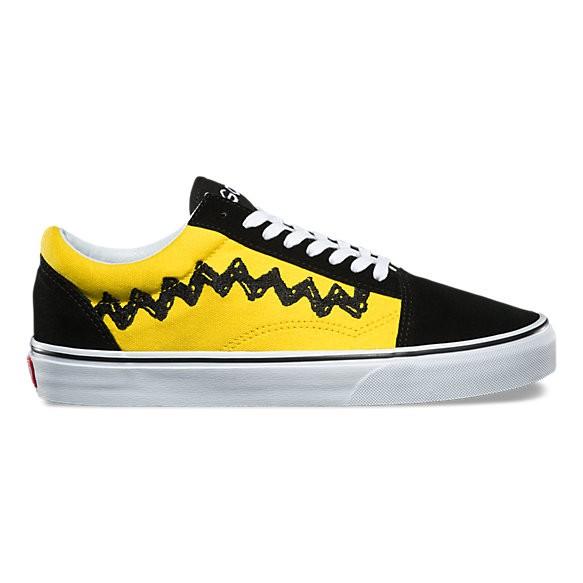 vans peanuts old skool yellow