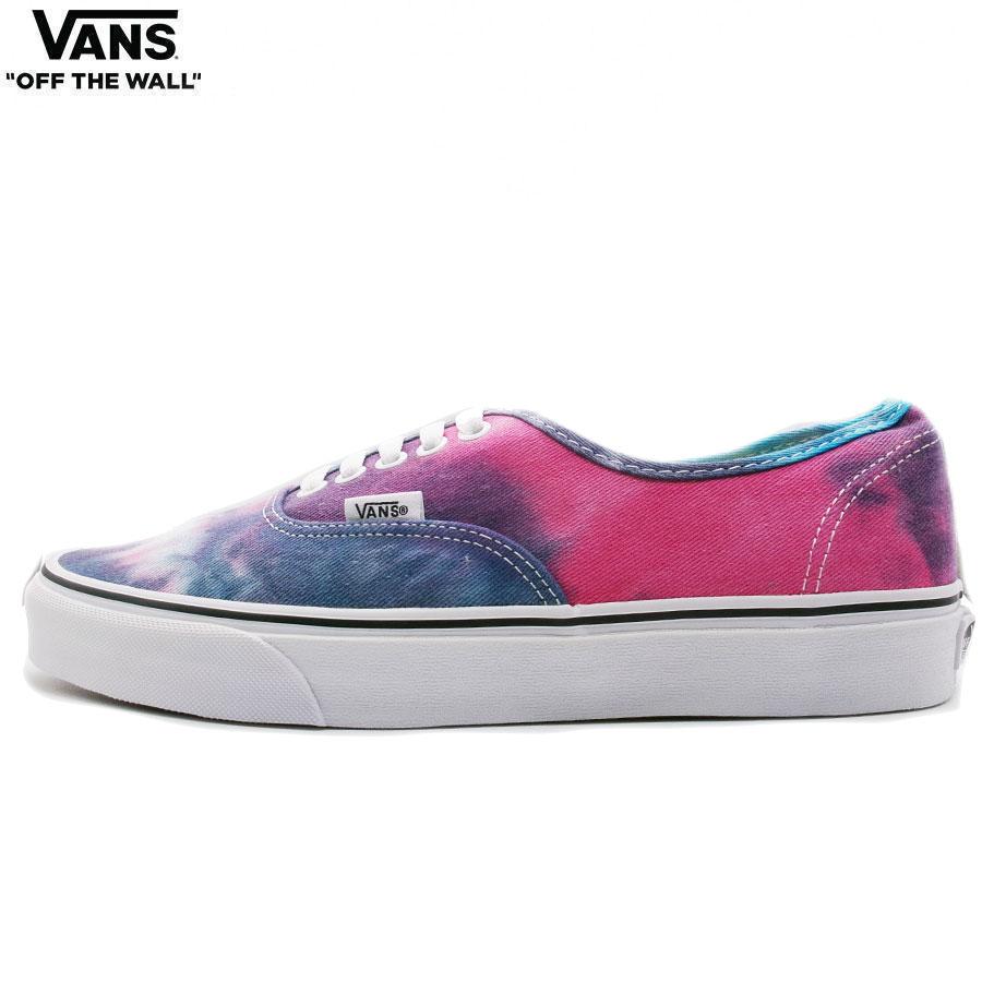 VANS（ヴァンズ） VANS AUTHENTIC TIE DYE PINK/BLUE VN-0ZUKFQ0