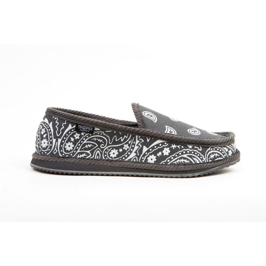 TROOPER AMERICA BANDANA SHOES GREY/WHITE トゥルーパー バンダナ 