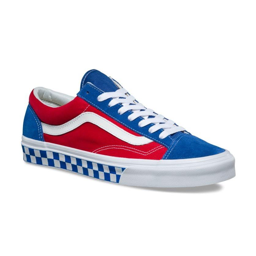 バンズ スニーカー メンズ レディース スタイル 36 Bmx チェッカーボード トゥルーブルー レッド 青 赤 Vans Style 36 Bmx Checkerboard True Blue Red 018 8 17 American Rush Store 通販 Yahoo ショッピング