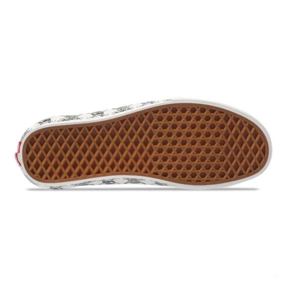 VANS（ヴァンズ） VANS STYLE 36 DECON SF (SKULLS)BLACK PLUM