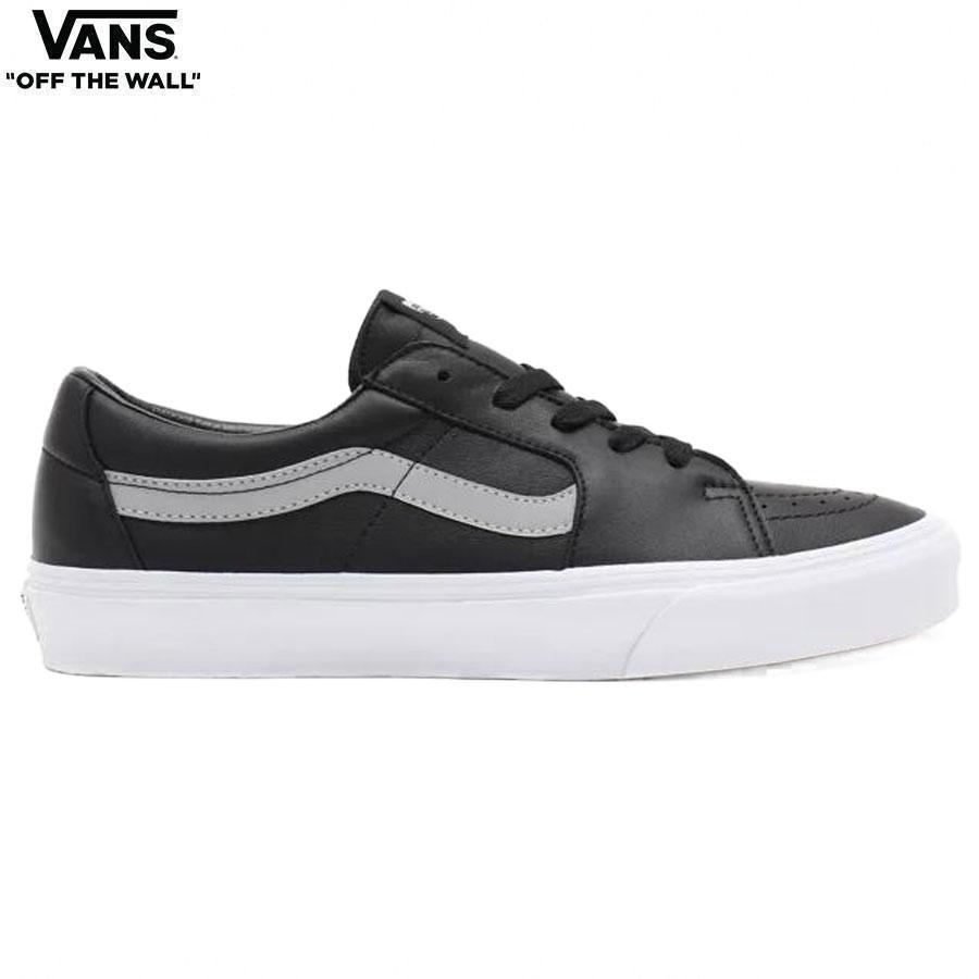 VANS（ヴァンズ） VANS SK8-LOW (REFLECTIVE)BLACK / TRUE WHITE