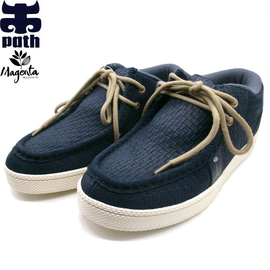 I-PATH（アイパス） I-PATH MAGENTA CATS BASKET WEAVEEMBOSSED NAVY