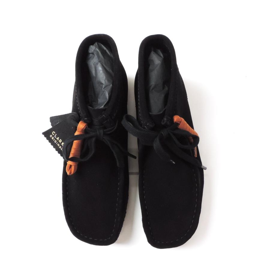 Clarks クラークス ワラビー ブーツ スエード シューズ ブラック