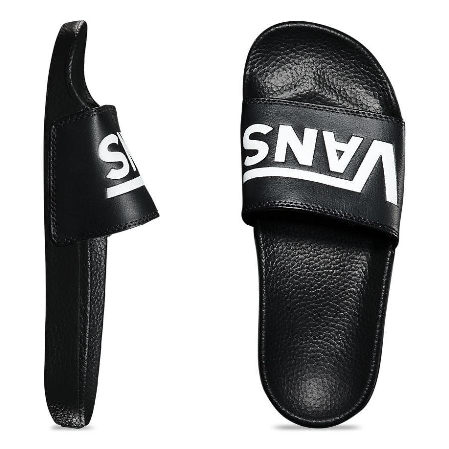 VANS（ヴァンズ） バンズ スライド オン ブラック サンダル シャワー