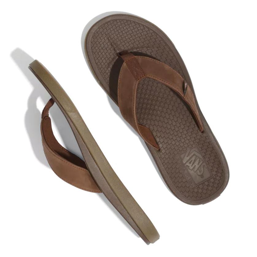 バンズ メンズ ビーチサンダル ウルトラクッシュ シー エスタ レザー ブラウン ガム Vans Ultracush Sea Esta Leather Potting Soil Gum Vn0a5hf73pa 21 6 American Rush Store 通販 Yahoo ショッピング