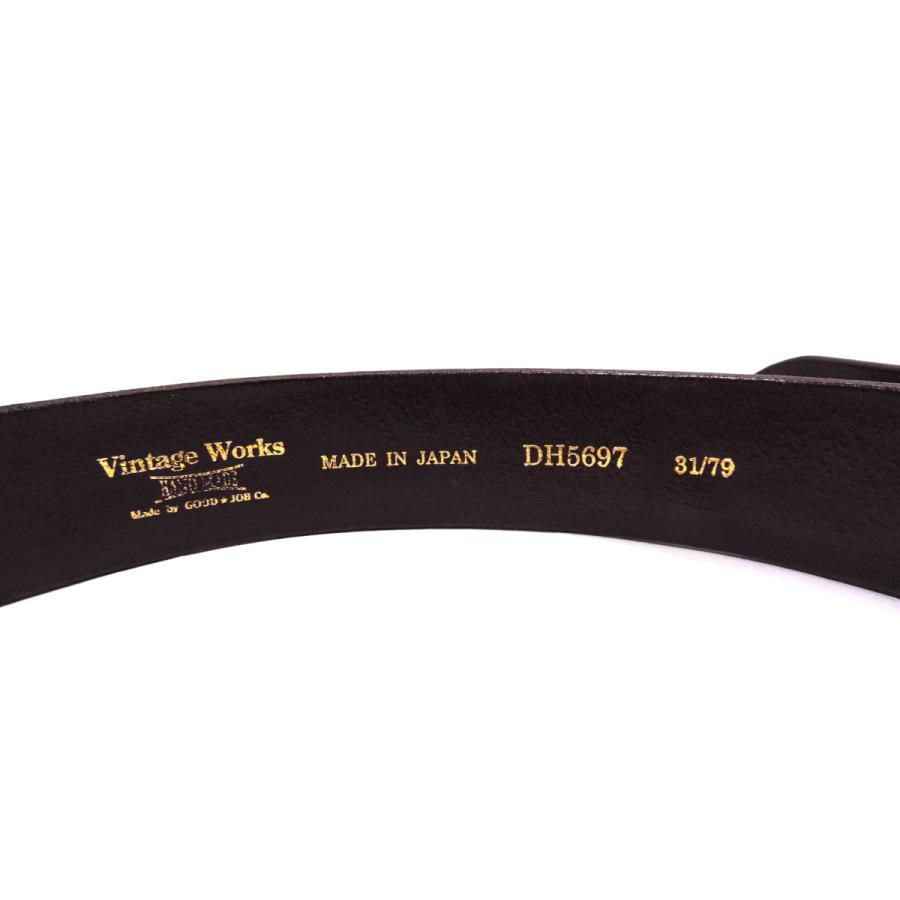 VINTAGE WORKS DH5697 ブロンズ ベルト 35/89 ビンテージワークス レザーベルト ブロンズ メンズ ハンドメイド