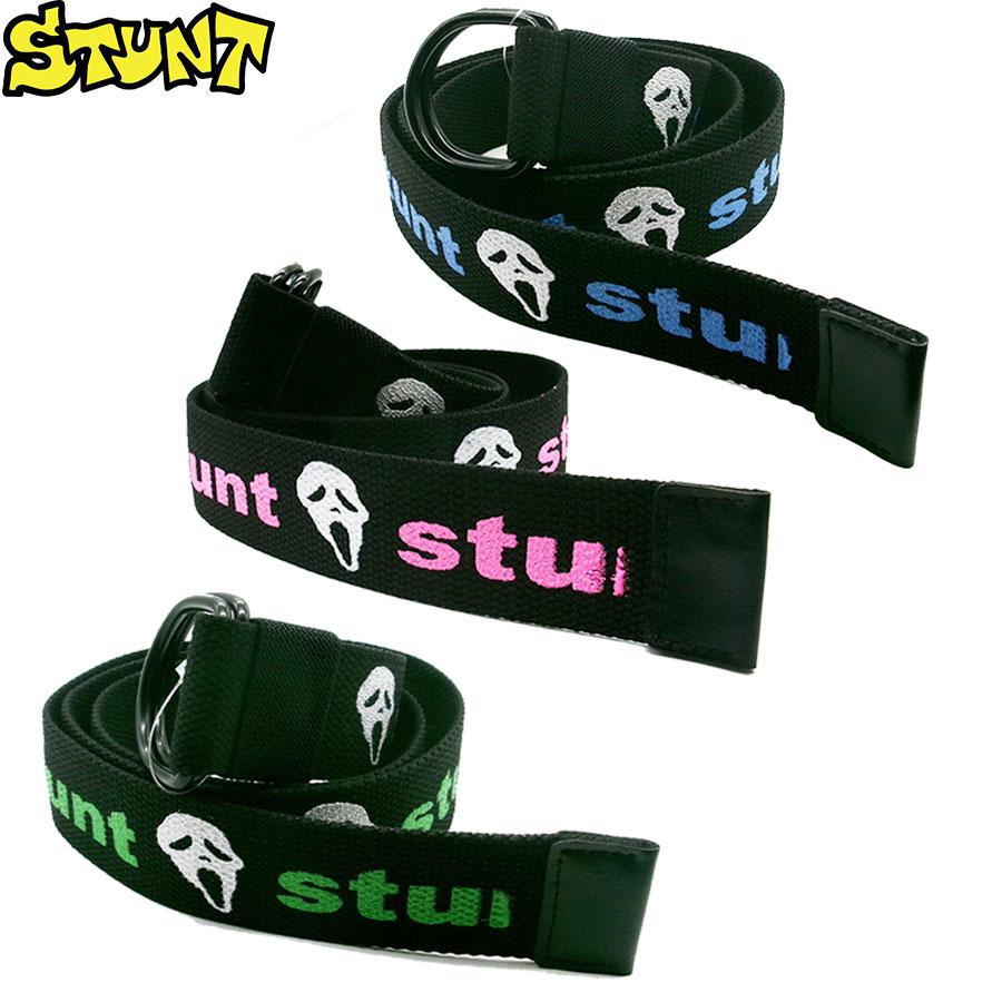 STUNT SKATEBOARDS GHOSTFACE BELT BLACK スタント スケートボード