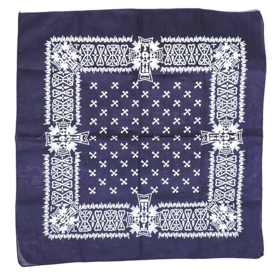 DOGTOWN（ドッグタウン） CROSS LOGO BANDANA NAVY バンダナ ネイビー