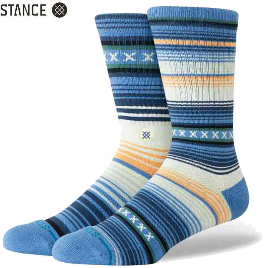 STANCE（スタンス） STANCE SOCKS CURREN ST CREW CAPRI BLUE