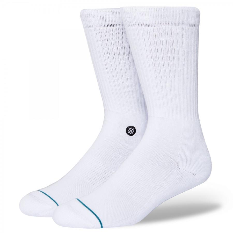STANCE（スタンス） STANCE SOCKS ICON WHITE/BLACK CLASSIC MEDIUM