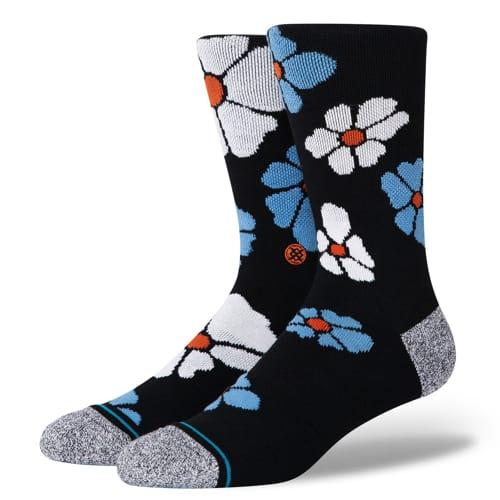 スタンス ソックス メンズ レディース 靴下 クルーソックス ブラック 花柄 Stance Socks Folly Crew Black 8 4 American Rush Store 通販 Yahoo ショッピング