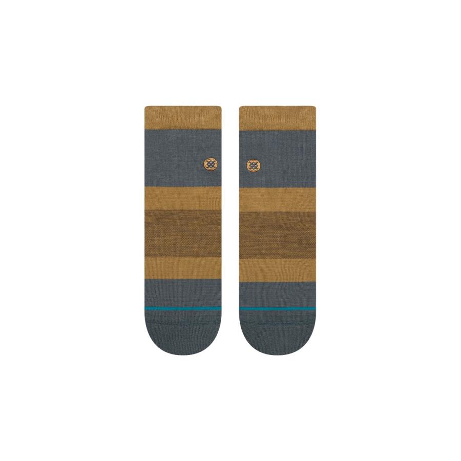 スタンス ソックス メンズ クォーターソックス ダークネイビー インフィニット 靴下 STANCE SOCKS LIEUTENANT DARK NAVY INFIKNIT QTR QUARTER｜americanrushstore｜02