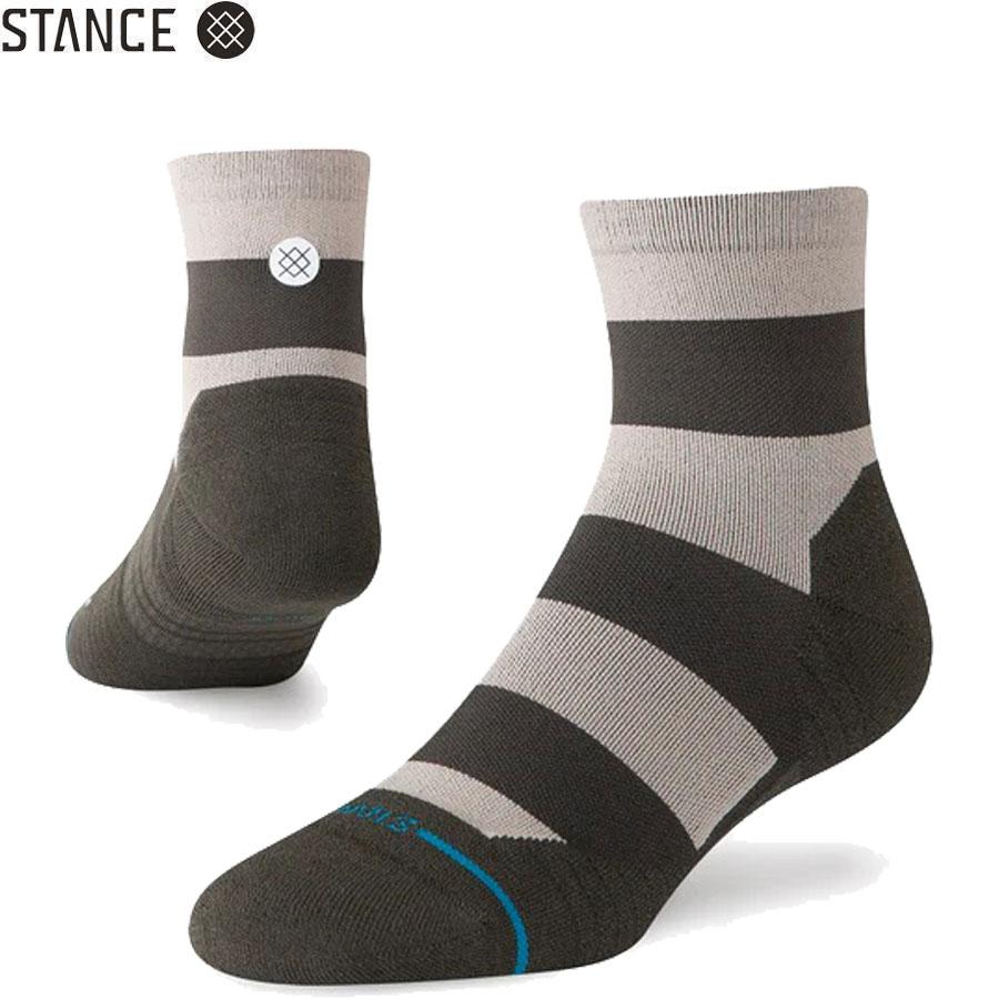 STANCE SOCKS STACK IT UP LIGHT QTR WASHED BLACK A348A25STR QUARTER ...