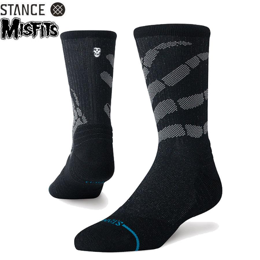 8足セット　スタンス STANCE ソックス 靴下 新品未使用 STANCE（スタンス） STANCE SOCKS HANDS X CREW SOCKS BLACK MISFITS