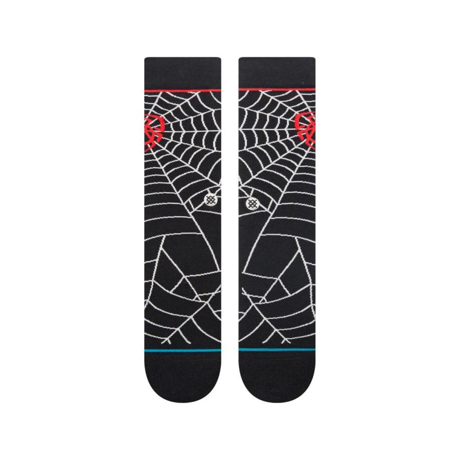 スタンス ソックス メンズ クルーソックス ブラック ドノバン・ミッチェル 靴下 インフィニット STANCE SOCKS WEBBY BLACK INFIKNIT DONOVAN MITCHELL｜americanrushstore｜02