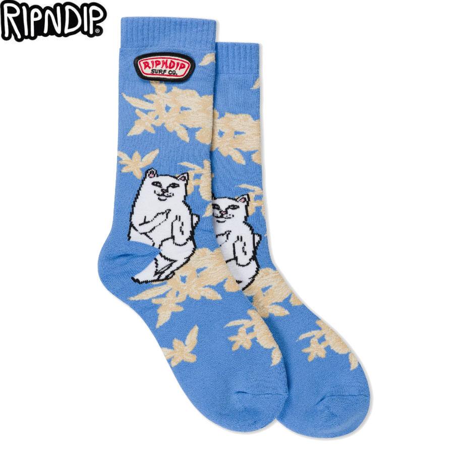 RIPNDIP（リップンディップ） RIPNDIP LORD NERMAL SURF SOCKS BLUE