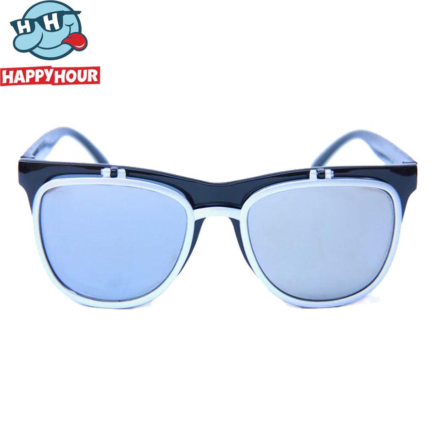 HAPPY HOUR Sunglasses HAPPY HOUR SHADES SUNGLASS FLIP UPS SILVER