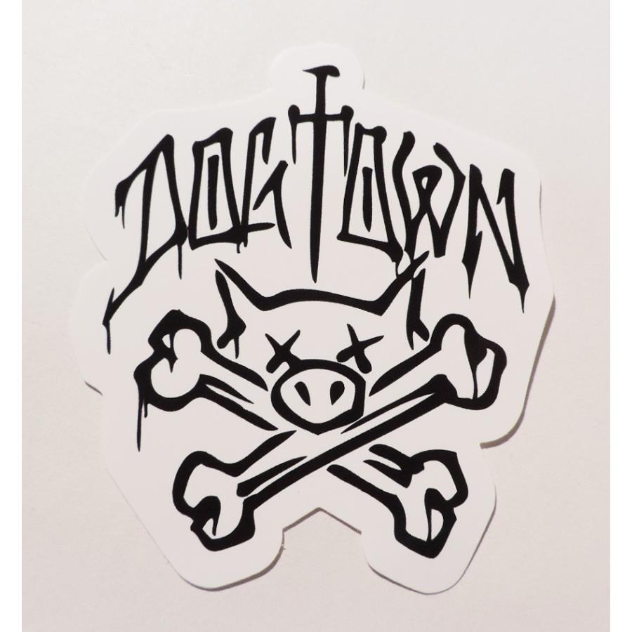 DOGTOWN（ドッグタウン） PIG SKULL STICKER ピッグスカル ステッカー