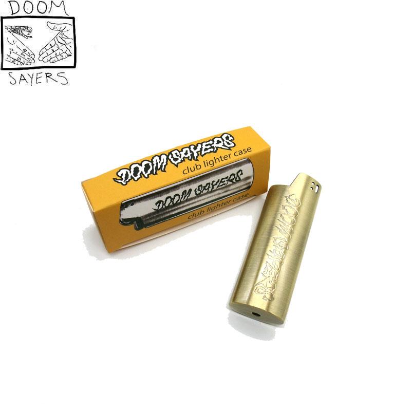 DOOM SAYERS LIGHTER SLEEVE CASE BRASS GOLD ドゥームセイヤーズ