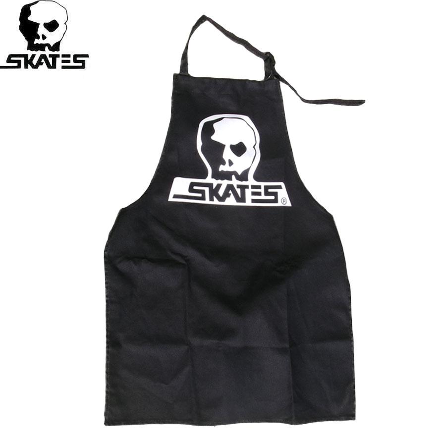 SKULL SKATES BBQ APRON BLACK スカルスケーツ ロゴ エプロン オールド